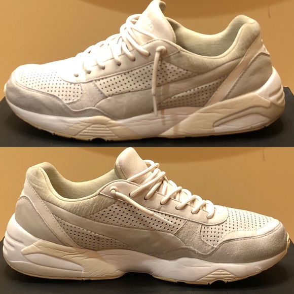 Puma x STAMPD R698 Whisper White Unisex Sneakers - Picture 5 of 8